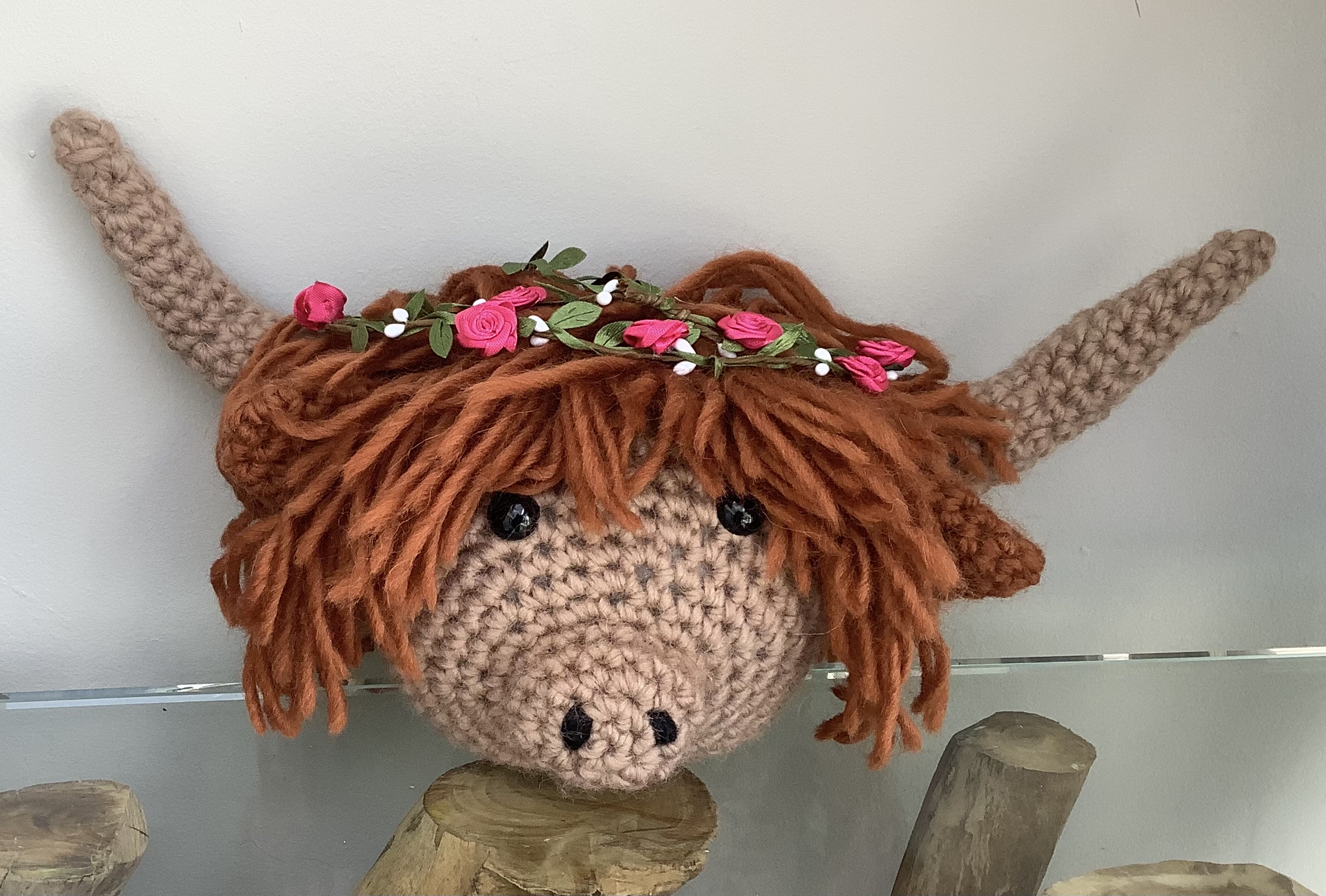 Hilda The Highland Cow Crochet Kit - Spotted Sheep